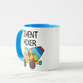Colorful Cement Mixer Mok (Voorkant links)