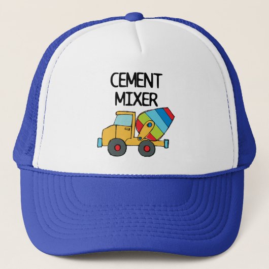Colorful Cement Mixer Trucker Pet (Voorkant)