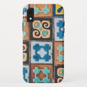 Colorful Ceramic Tiles Pattern-ontwerp iPhone XR Hoesje