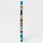 Colorful Ceramic Tiles Pattern-ontwerp iPhone Hoesje (Rechterkant)