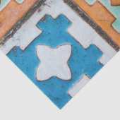 Colorful Ceramic Tiles Pattern-ontwerp Tissuepapier (Detail)