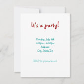 Colorful Chameleon Pattern Kaart (Achterkant)