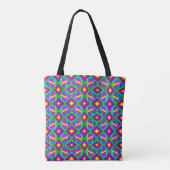 Colorful Chaos 13 Tote Bag (Achterkant)