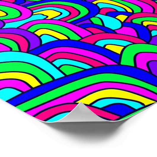 Colorful Chaos 5 Poster (Hoek)