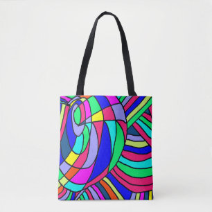 Colorful Chaos Tote Bag