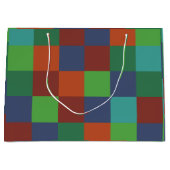 Colorful Checkerboard Groot Cadeauzakje (Voorkant)