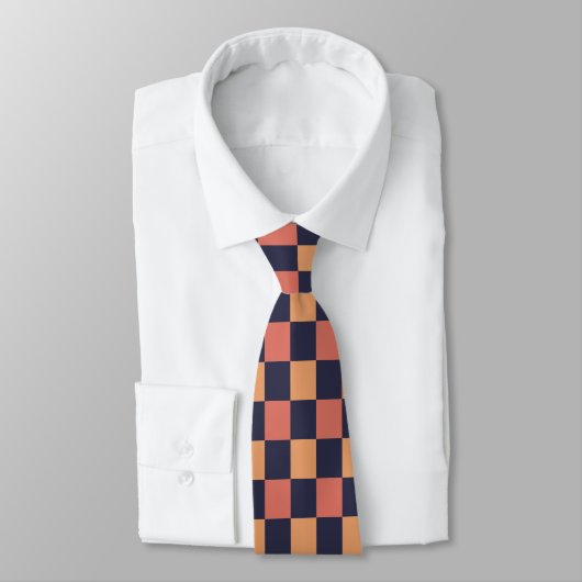 Colorful Checkerboard Stropdas (Gebonden)