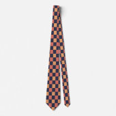 Colorful Checkerboard Stropdas (Voorkant)