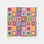 Colorful Checkered Pattern Servet (Voorkant)