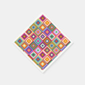 Colorful Checkered Pattern Servet (Hoek)