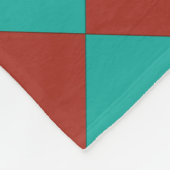Colorful Checkers - Southwestern Style Fleece Deken (Hoek)