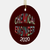 Colorful Chemical Engineer Keramisch Ornament (Rechts)