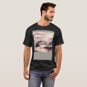 Colorful Cherry Blossom Bridge Vibrant T-shirt (Voorkant volledig)