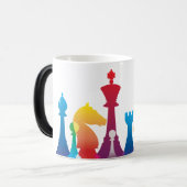 Colorful Chess-Mok Magische Mok (Voorkant links)