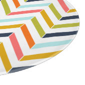 Colorful Chevron Cutting Board Snijplank (Hoek)