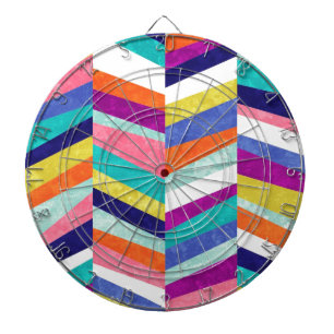 Colorful Chevron Geometric Abstract Dartbord