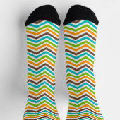 Colorful Chevron Stripe Sokken (Top)