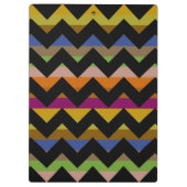 Colorful Chevron Zigzag Pattern 2 Klembord (Achterkant)