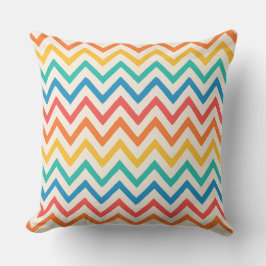 Colorful Chevron Zigzag Pattern Kussen