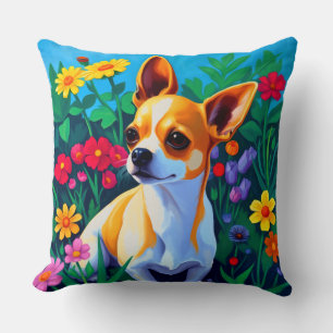 Colorful Chihuahua Kussen