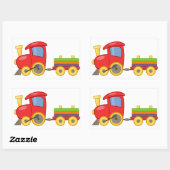 Colorful Child's Speelgoed Train Sticker (Vel)