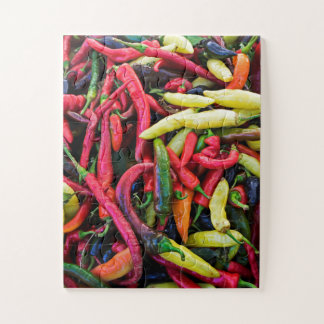 Colorful Chili Pepper Legpuzzel