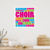 Colorful Choir Poster (Keuken)
