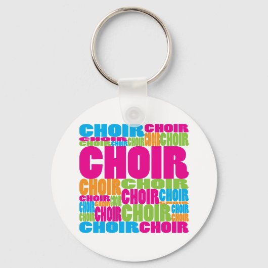Colorful Choir Sleutelhanger (Voorkant)