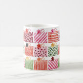 Colorful Christmas Gift Pattern Koffiemok (Center)
