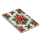 Colorful Christmas Notebook – Festive Winter Desig Notitieboek (Rechterzijde)