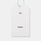 Colorful Christmas Ornaments Cadeaulabel (Achterkant)