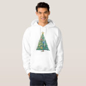 Colorful Christmas Tree Hoodie (Voorkant volledig)