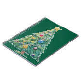 Colorful Christmas Tree Notitieboek (Linkerzijde)