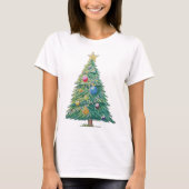 Colorful Christmas Tree T-shirt (Voorkant)