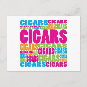 Colorful Cigars Briefkaart