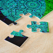 Colorful Circle Deconstruction Art Puzzle Legpuzzel (Zijkant)