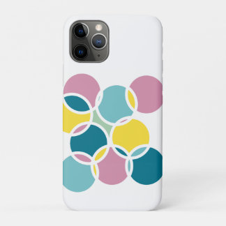 Colorful Circle Design – Fun Geometric Print iPhone 11 Pro Hoesje