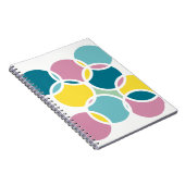 Colorful Circle Design – Fun Geometric Print Notitieboek (Rechterzijde)