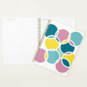 Colorful Circle Design – Fun Geometric Print Planner (Display)
