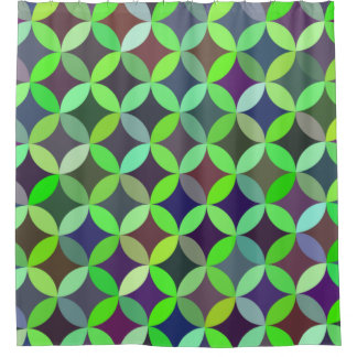 Colorful Circle Star Quilt Pattern Douchegordijn