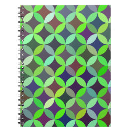 Colorful Circle Star Quilt Pattern Notitieboek