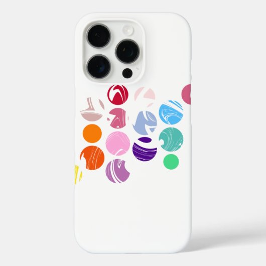 Colorful Circles Patroon Case-Mate iPhone Case (Achterkant)