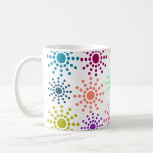 Colorful Circles Patroon Koffiemok