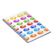 COLORFUL CIRCLES PATTERN NOTITIEBOEK (Rechterzijde)