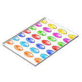 COLORFUL CIRCLES PATTERN NOTITIEBOEK (Linkerzijde)
