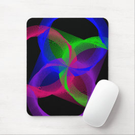 Colorful Circular Blend Geometric Mouse Pad Muismat