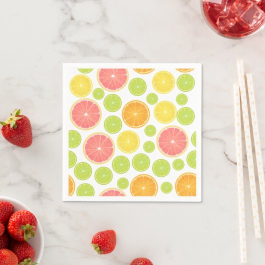 Colorful Citrus Slices Paper Servet (Insitu)