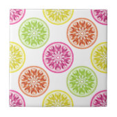Colorful Citrus Slices Tegeltje (Voorkant)