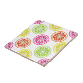 Colorful Citrus Slices Tegeltje (Zijkant)