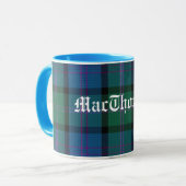 Colorful Classic MacThomas Tartan Plaid Mug (Devant gauche)